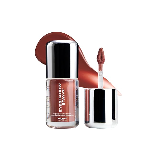 Sacheu Liquid Eyeshadow STAY-N Longwear Eye Makeup — Buildable Highly Pigmented & Blendable Eye Shadow Cream in Matte & Shimmer Finishes, Sp-ICE