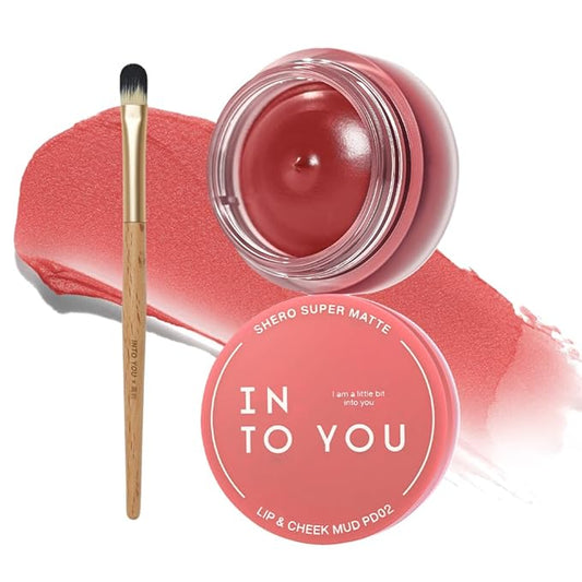 INTO YOU Matte Liquid Lipstick for Women, Canned Long Lasting Lipstick Waterproof with Lip Brush, No Transfer, High Pigmented with Lightweight Lip Mud Texture(PD02)