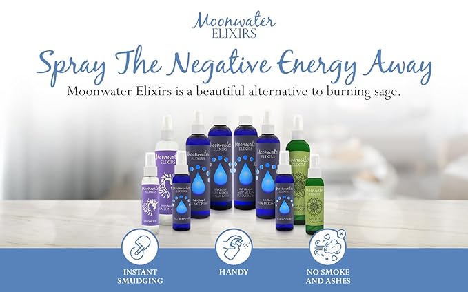 Lemon & Peppermint Aromatherapy Spray - Pillow and Shower Aura Cleansing Mist for Focus, Clarity & Productivity - Clear Negative Energy, Support Spiritual Protection & Improve Performance. HUM 4oz