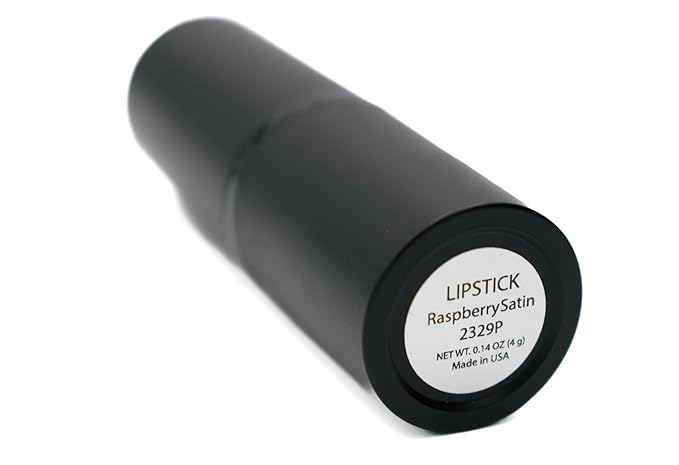 Raspberry Satin Deep Pink Red Lipstick Color Moisturizing Paraben Free, No Animal Testing & Cruelty Free Lip Makeup Color