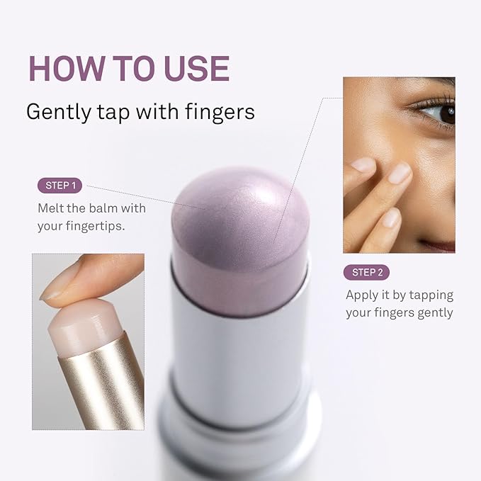 hince True Dimension Radiance Balm - Highlighter for Korean Glass Skin, Blush for Cheeks, Cream Blush, Contour Stick, Natural Glowy Look, Clean Makeup for Radiant Complexion, 10g (GLEAMING, LT003)