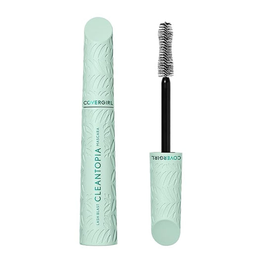 Covergirl Lash Blast Cleantopia Mascara, Volumizing, Smudge-Proof, Vegan Formula, Black 805, 1 Count