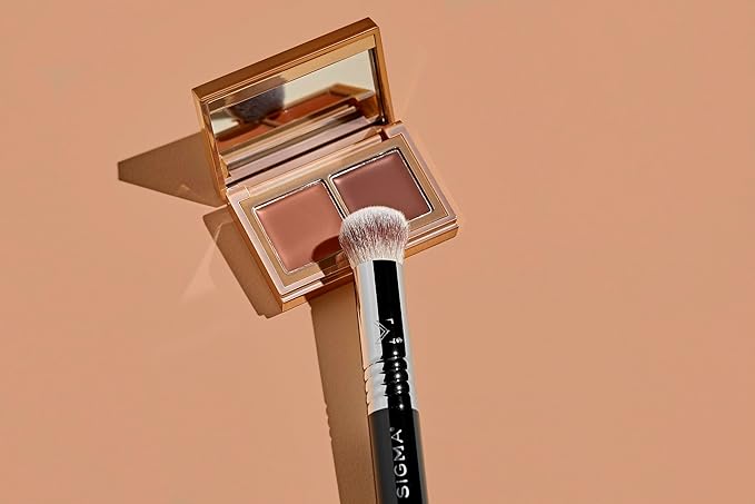 Sigma Beauty F26 Domed Concealer Brush – Under Eye Corrector, Ultra-Soft Dense Rounded Fibers, Waterproof Handle with SigmaAlloy Ferrule – Makeup Brush for Cream or Liquid, Ideal for Women's Makeup