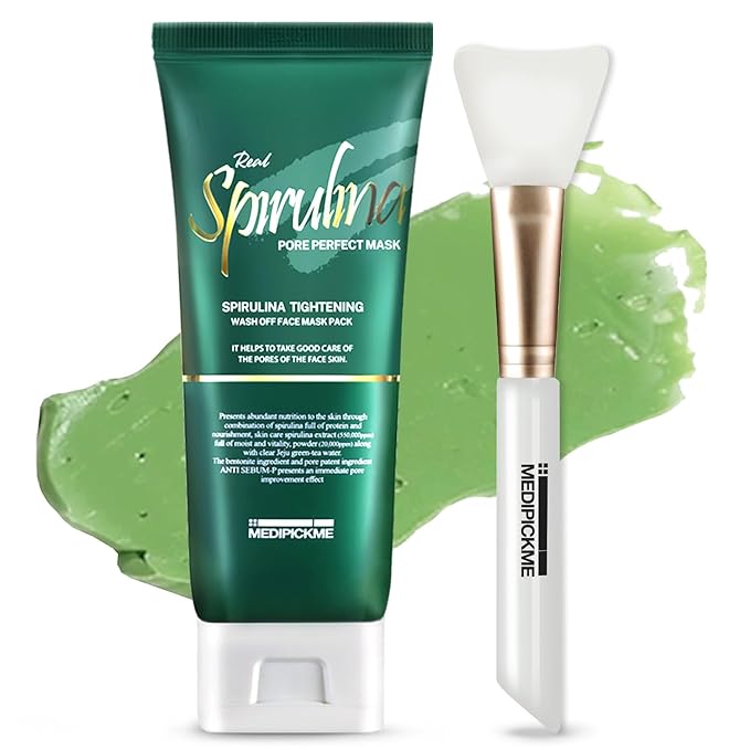 Spirulina Clay Mask – Pore Cleansing Visualizate Mud Mask K Beauty Body Mud 120g