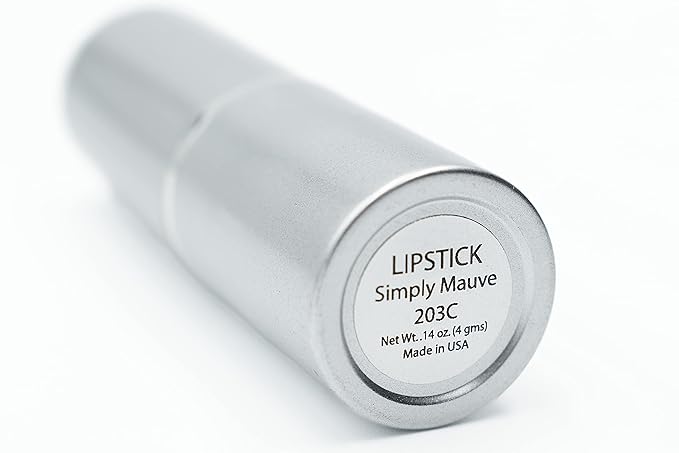 Simply Mauve Pink Rose Satin Creamy Shine Ballerina Lipstick Color Moisturizing Paraben Free, No Animal Testing & Cruelty Free Lip Makeup Color