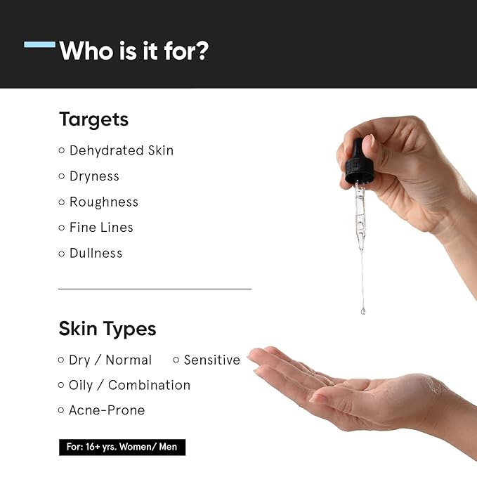 Minimalist 2% Hyaluronic Acid Serum for Face for Intense Hydration, Glow & Lesser Fine Lines | Helps with Skin Dryness & Elasticity | For Women & Men | For all Skin Types | 1 Fl Oz / 30 ml