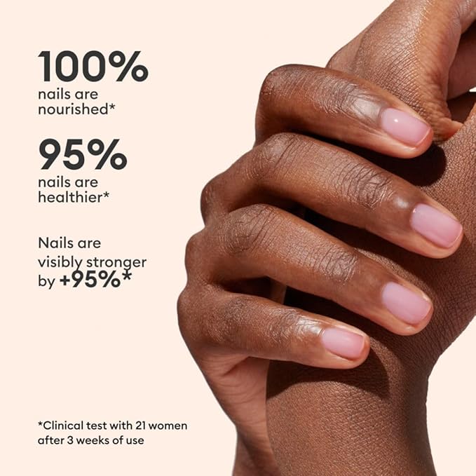 Manucurist Active Glow Blueberry All-in-One Perfecter Nail Polish & Care - No Lamp - Vegan & Made in France Ultra-Glowy Rose Mirror-Like Shine - Nail Concealer & Care - Plant-Based Ingredients