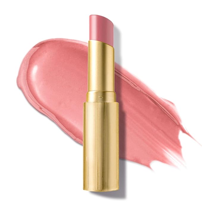 PARIS ROUGE de BIJOU Jewel Shine Lipstick – 274 ROSEA | Rosy Pink-Beige, Glossy Shine, Comfortable Hydration, Jewel Complex with Diamond • Ruby • Pearl Powders