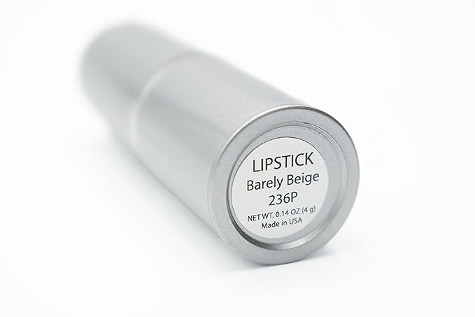 Barely Beige Nude Pink Creamy Pearl Lipstick Color Moisturizing Paraben Free, No Animal Testing & Cruelty Free Lip Makeup Color