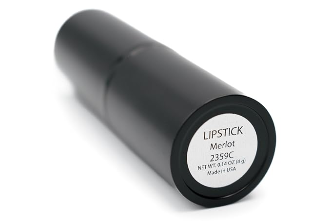 Merlot Deep Dark Red Lipstick Color Moisturizing Paraben Free, No Animal Testing & Cruelty Free Lip Makeup Color