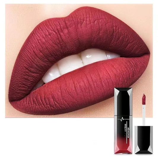 21 Colors Matte Liquid Lip Gloss - Non Transfer Proof, Long Lasting 10Hrs Glossy Lipstick, Kiss Proof & Hydrating Lip Stain Wear (9)