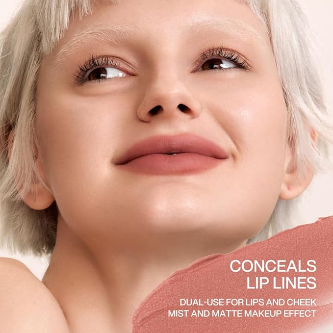 INTO YOU Matte Liquid Lipstick for Women, Canned Long Lasting Nude Lipstick Waterproof with Lip Brush, No Transfer, High Pigmented with Lightweight Lip Mud Texture(C-EM05)