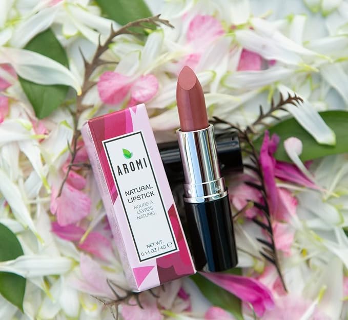 Aromi Natural Lipstick | Vegan, Cruelty-free Beauty, Handcrafted, Small Batch, Dye-free, Palm-free (Wild Russet)