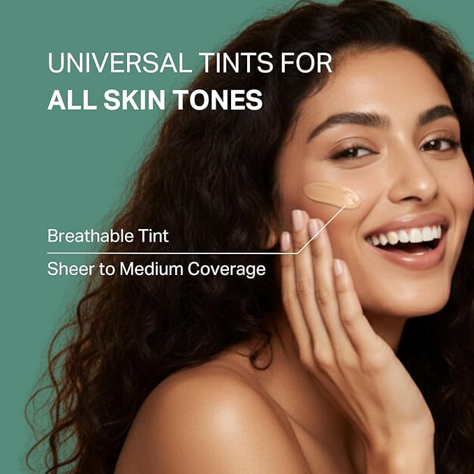 Y’OUR Tinted Moisturizer: Hydrating & Anti-Aging Tinted SPF 30 Makeup; Fragrance-Free, Oil-Free for Dry, Oily & Combination Skin. Made in USA. 1.35 fl. oz (Medium)