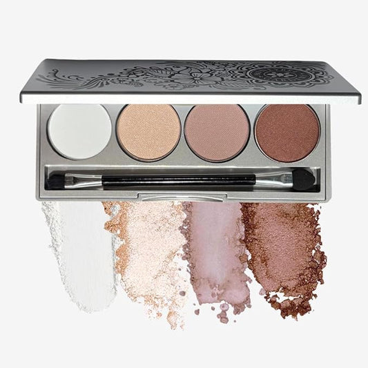 Honeybee Gardens 'Skinny Dip II' Refillable Eye Shadow Palette : Natural Ingredients : Gluten Free : Vegan : Paraben Free