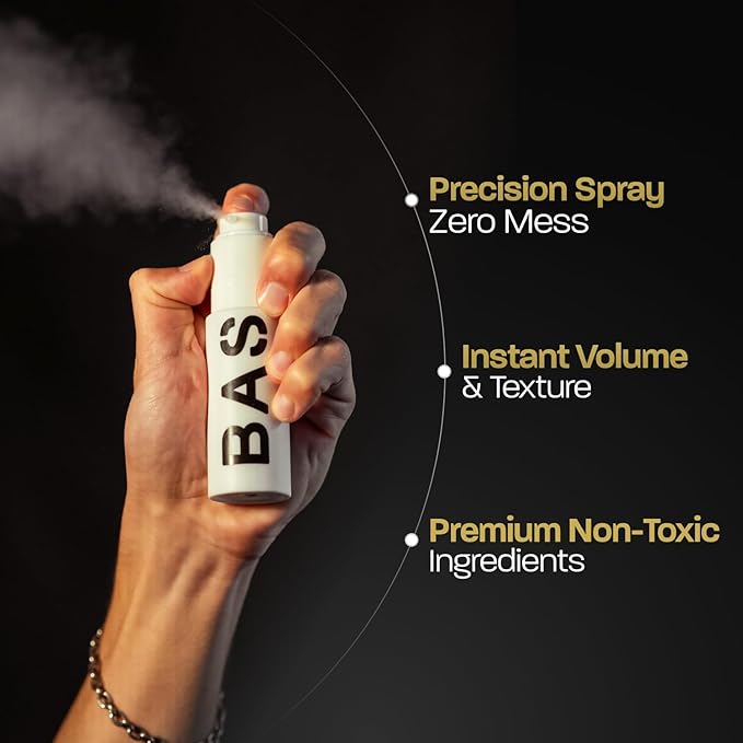 Based Bodyworks Hair Texturizing Powder, Lightweight & Volumizing Styling Powder with Matte Finish, Add Texture with Medium Hold, Best for Short to Medium Hair, (1.69oz Bottle, Pack of 1)