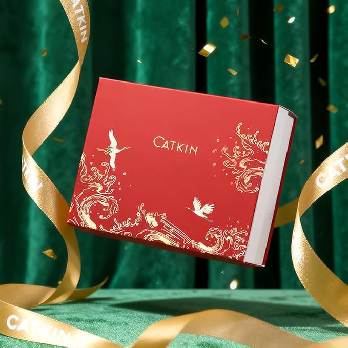 Catkin Lipstick Gift Set for Women, Full Coverage Moisture Sheer Finish, Long Lasting Weightless with Hydrating Smooth Creamy Texture 0.13 oz x 3pcs