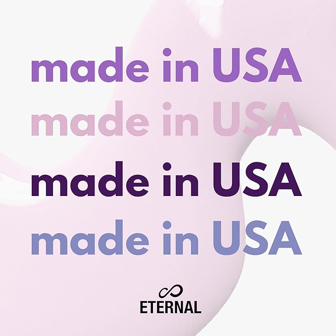 Eternal Purple Nail Polish Set for Women (HOLA BONITA) - Light Pink Nail Polish Set for Girls - Lasting & Quick Dry Fingernail Polish Kit for Home DIY Mani Pedi - Made in USA, 13.5mL (Set of 4)