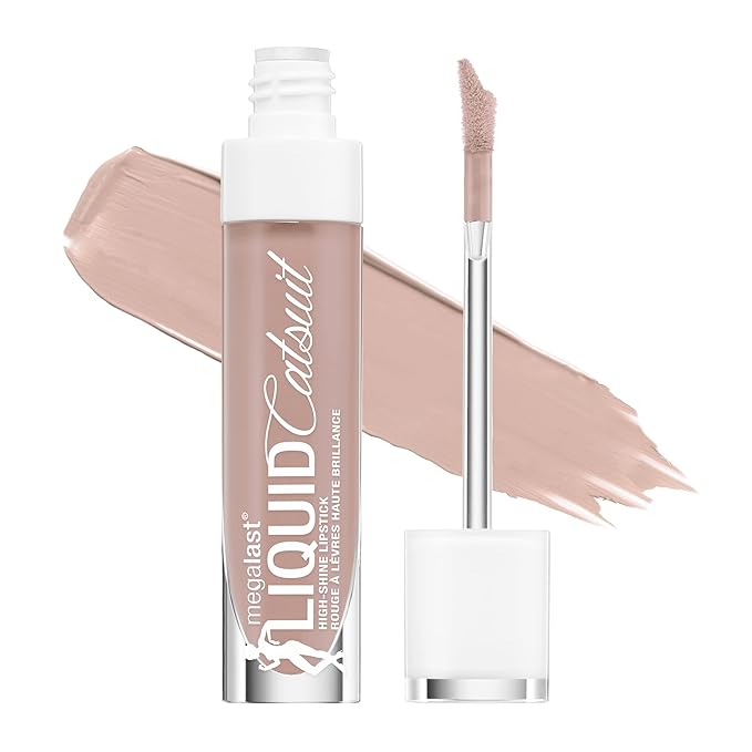 wet n wild MegaLast Liquid Catsuit High-Shine Lipstick Tan Caught You Bare-Naked