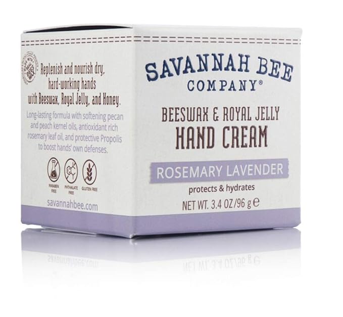 Savannah Bee Company Beeswax Hand Cream - Hand Moisturizer Repair Cream