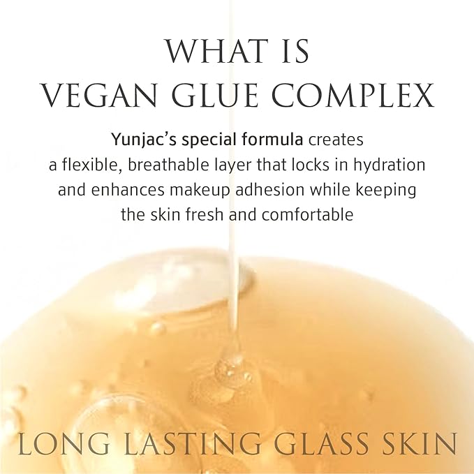 Base Prep Korean Primer (1.35 fl oz) – Silicone-Free Grip Makeup Base, Serum Texture for Radiant Skin, Long-Lasting Glow with Rice Ferment, Ceramide, Niacinamide, Squalane