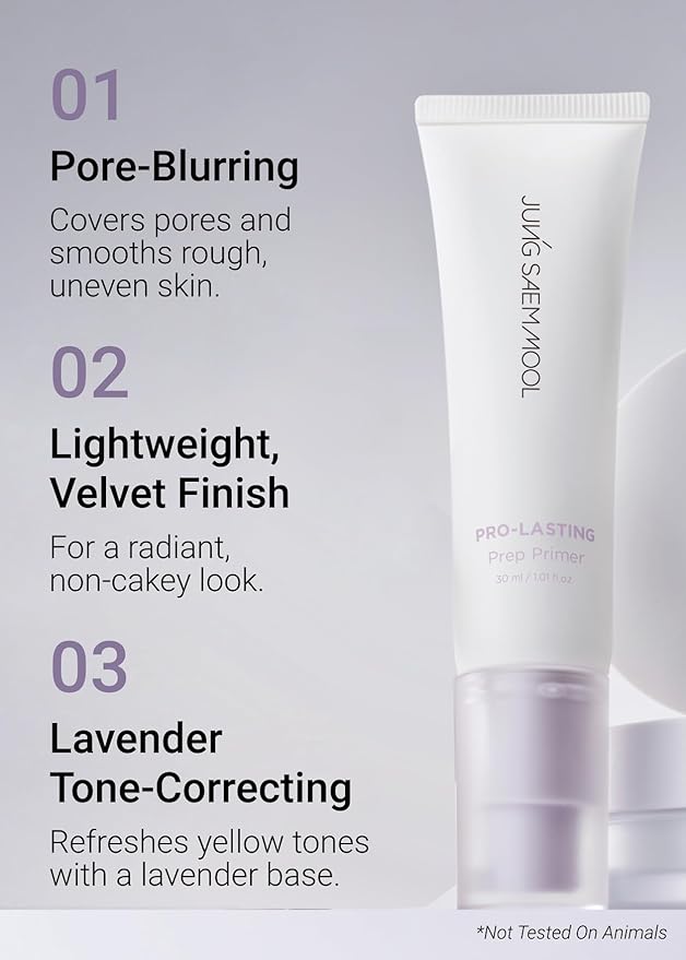 [JUNGSAEMMOOL OFFICIAL] Pro-Lasting Prep Primer #Bare-lavender | 30 ml / 1.01 fl.oz.