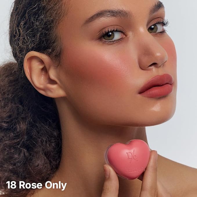 Dasique Souffle Color Pot Special Set #02 Pomelo Pudding - Makeup Blush, Buildable Silky-Smooth Texture, Built-In Mini Brush, Multi-Use For Cheek and Lip