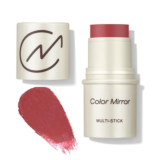 Multi-Use Makeup Stick - Blush, Lipstick, Eyeshadow & Highlighter For All Skin, Buildable Color, Long-Lasting, Lightweight, Natural Soft Finish(27 Pretty Pink Matte), 0.158 oz