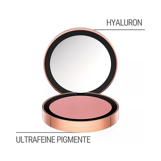 M. Asam Magic Finish Satin Blush Peachy Rose (0.14 Oz) Make-Up Powder for a Fresh & Radiant Look With Hyaluronic Acid & Ultra-Fine Color Pigments for Fuller Looking Cheeks