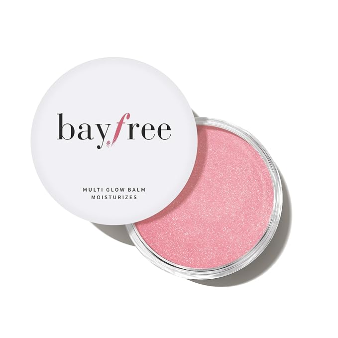 bayfree Multi Glow Balm, Cream Blush for Cheeks, Blush Balm Face Makeup, Radiant Finish, Hydrating, Creamy, Lightweight & Blendable Color, Face Makeup, 0.63 Oz (Peony Garden)