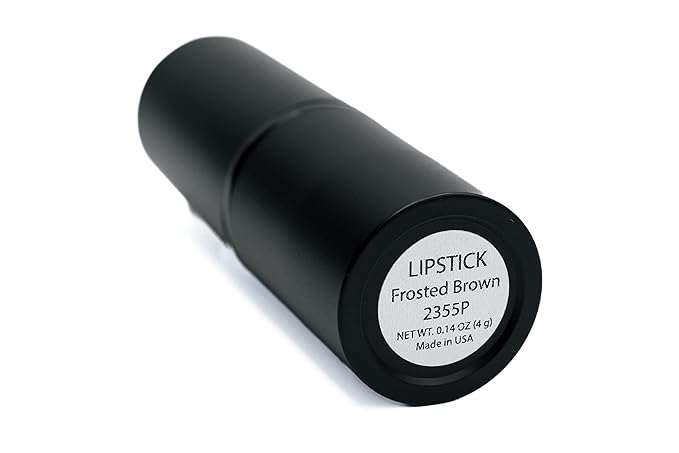 Frosted Brown Burgundy Red Pearl Pearlescent Moisturizing Lip Cream Lipstick Color Paraben, Lanolin & Cruelty Free, No Animal Testing