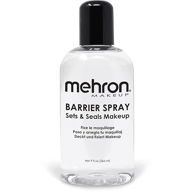 Mehron Makeup Barrier Spray | Setting Spray for Makeup | Make up Setting Spray for Face 9 fl oz (266 ml)
