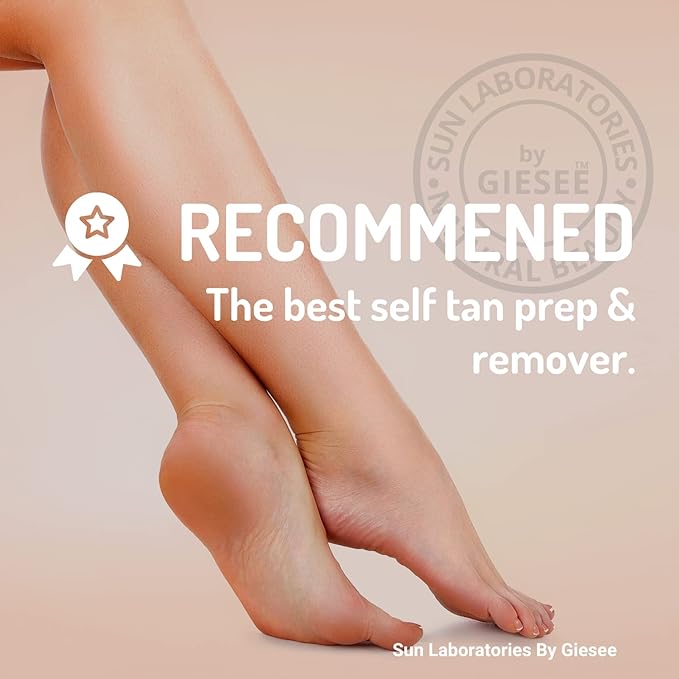 Sun Labs Unscented Exfoliating Body Scrub With Loofah Sponge Mitt for Soft Skin - 8 fl. oz. Bottle