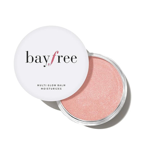 bayfree Multi Glow Balm, Cream Blush for Cheeks, Blush Balm Face Makeup, Radiant Finish, Hydrating, Creamy, Lightweight & Blendable Color, Face Makeup, 0.63 Oz (Romantic Tulips)