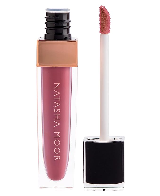 NATASHA MOOR: Molten Matte Liquid Lipstick - Long-Lasting, Hydrating, Matte Finish with Moisturizing Vitamin E - Waterproof, Kiss-Proof, Cruelty-Free - 12-Hour Stay Power - WILLPOWER