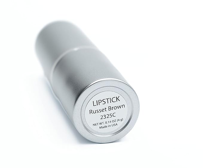 Russet Brown Creamy Pearl Lipstick Color Moisturizing Paraben Free, No Animal Testing & Cruelty Free Lip Makeup Color