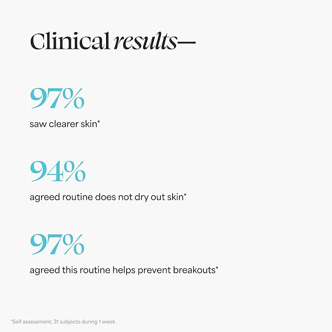 TULA Skin Care Acne Heroes Level 3 Acne Clearing Routine - An Effective, Gentle, and Complete Acne-Clearing Routine for Mild to Severe Breakouts, 3-Piece Kit