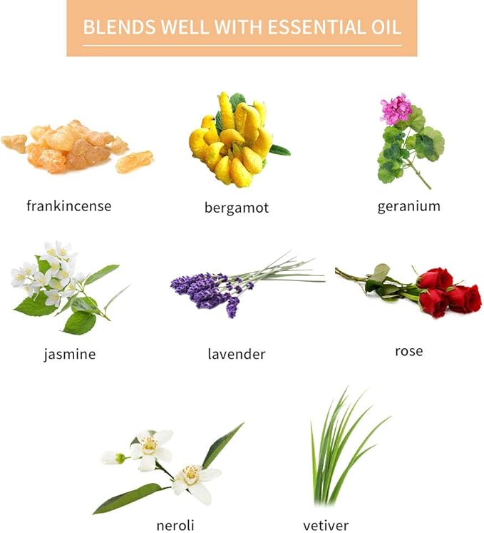 Sedbuwza Sandalwood Essential Oil, Pure Organic Sandalwood Fragrance Oil for Diffuser, Humidifier, Soap, Candle, Perfume