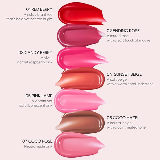 Pudding Glow Korean Lip Tint | Natural Lip Stain | Gloss to Stain | Long-Lasting & Non-Sticky | Lightweight Lip Tint 0.14 oz. (06 COCO HAZEL)