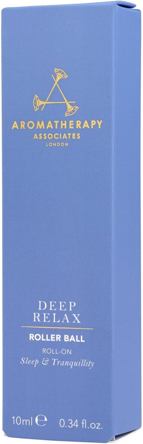 Aromatherapy Associates Deep Relax Roller Ball. Premium Blend of Vetivert, Chamomile and Sandalwood Essential Oils to Relax and Calm on The Go (0.34 fl oz)