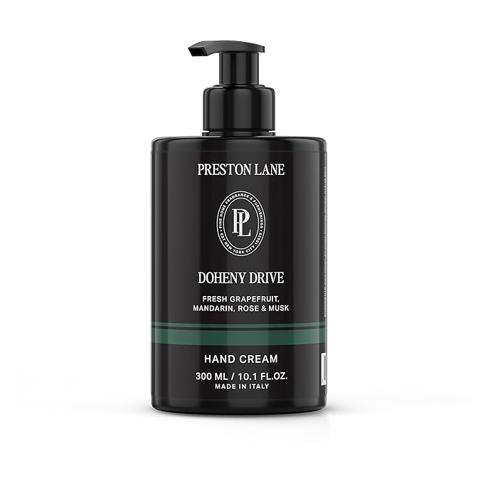 Preston Lane The Hand Cream, Non-Greasy Moisturizer, Nourishing, Essential Oils & Hyaluronic Acid