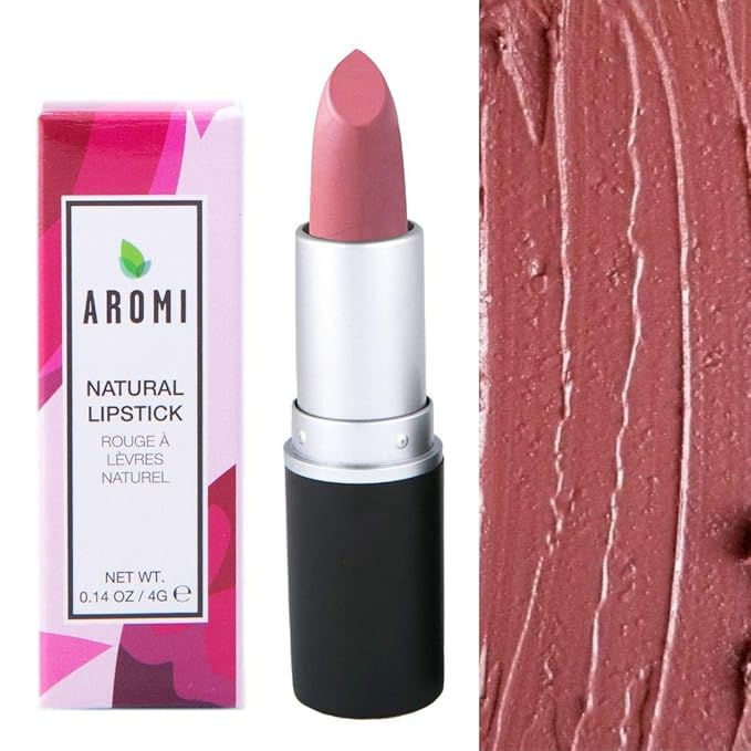 Aromi Berry Nice Natural Lipstick | Vegan, Cruelty-Free, Moisturizing, Cream Finish