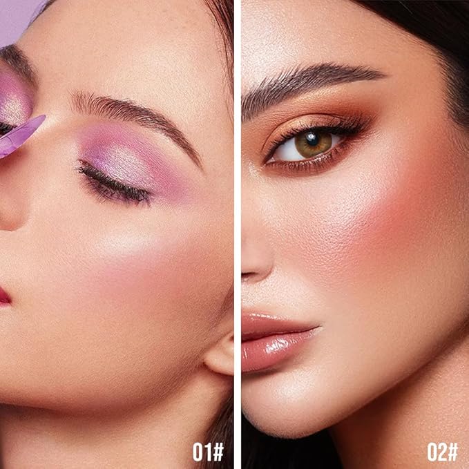 All-in-One Makeup Palette – 9 Color Matte & Pearlescent Eyeshadow, 4 Color Shimmer Highlighter, 2 Color Buildable Blush – Long Lasting, Blendable Face & Eye Makeup Kit (01#, 1 Count (Pack of 1))