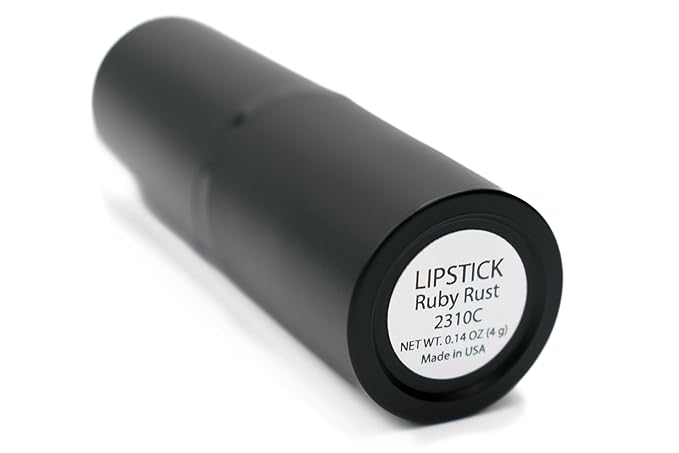 Ruby Rust Deep Red Brown Lipstick Color Moisturizing Paraben Free, No Animal Testing & Cruelty Free Lip Makeup Color