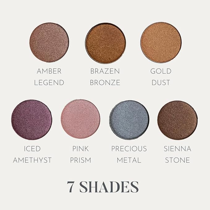 dome BEAUTY Diamond Eye Shadow - Vegan, Cruelty-Free Shimmer Eyeshadow, Easy-to-Blend Long-Lasting Eye Makeup, Paraben-Free, Sulfate-Free, Natural Metallic Eyeshadow - Iced Amethyst .07 oz