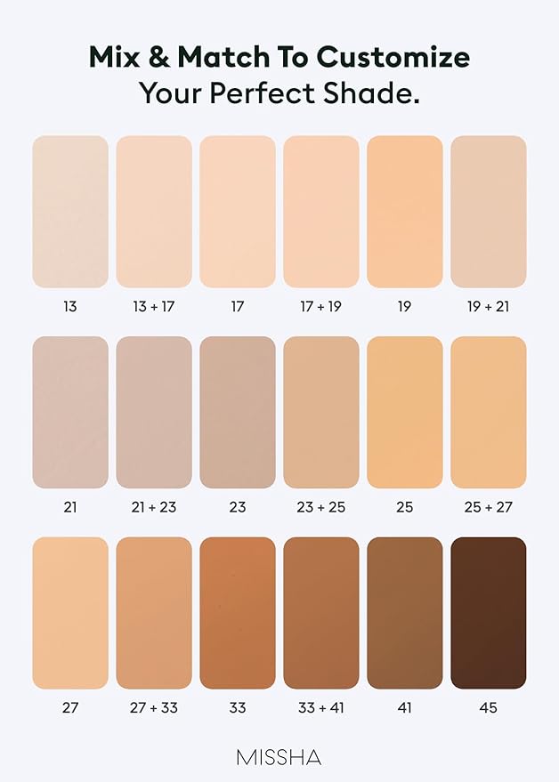 MISSHA M PERFECT COVER SERUM BB CREAM No.21 Light Beige - Light with Cool Undertone, BB Cream by Cardi B Pick, Skin Tint, Tinted Moisturizer, Skin Care Foundation Makeup, Korean Makeup,1.18 Fl oz