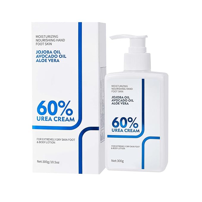 Urea Cream 60 Percent Body Lotion 10.58 Oz, Body Lotion for Dry Skin, Skin Moisturizing Lotion for Extremely Dry Skin, Non Greasy Body Cream