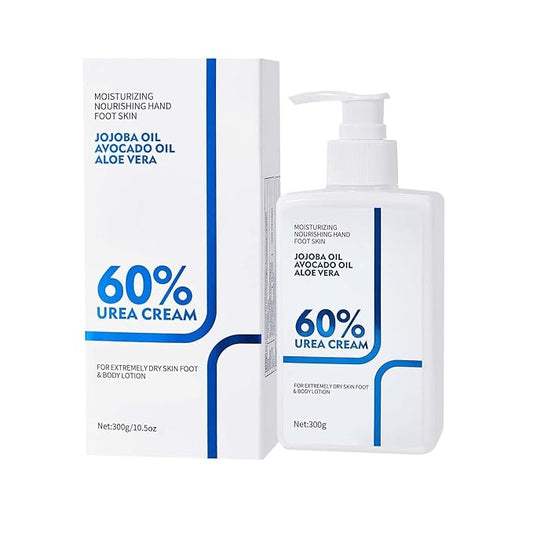 Urea Cream 60 Percent Body Lotion 10.58 Oz, Body Lotion for Dry Skin, Skin Moisturizing Lotion for Extremely Dry Skin, Non Greasy Body Cream