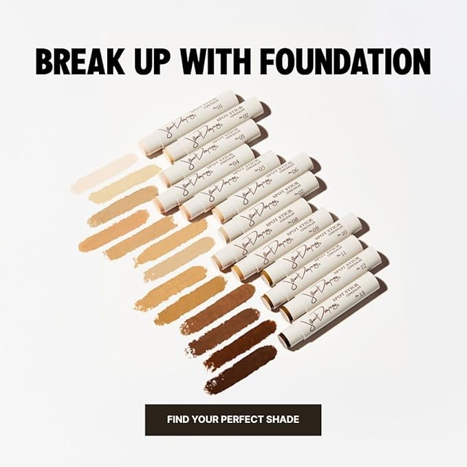 Jillian Dempsey Spot Stick Concealer | Easy Blending Matte Concealer for Blemishes & Uneven Skin Tones | Shade No. 10: Medium-Deep with Warm Undertones