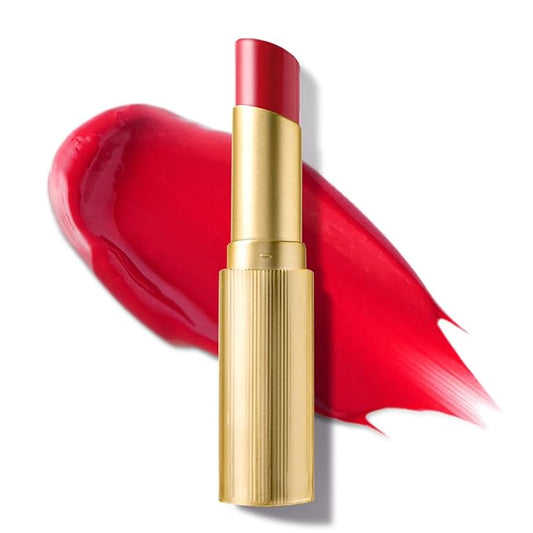 PARIS ROUGE de BIJOU Jewel Shine Lipstick – 274 ROSEA | Rosy Pink-Beige, Glossy Shine, Comfortable Hydration, Jewel Complex with Diamond • Ruby • Pearl Powders (688 RUBEA, 0.63 ounces)